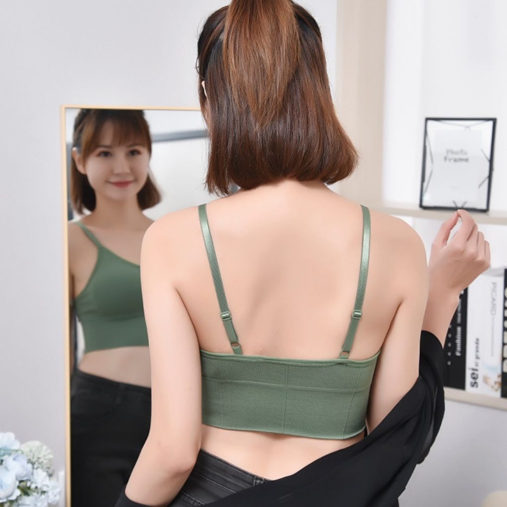 Áo bra nữ thể thao tập gym yoga, áo ngực không gọng có mút đệm sẵn JOCOSI B828