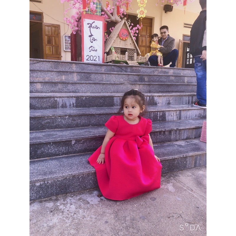 Váy công chúa thun sốp