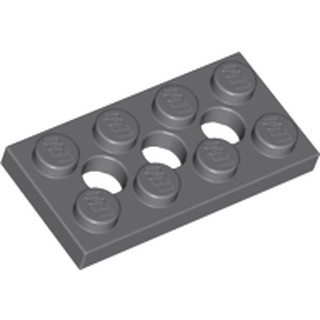 Gạch Lego Technic tấm 2 x 4 có 3 lỗ / Lego Part 3709b:  Technic, Plate 2 x 4 with 3 Holes