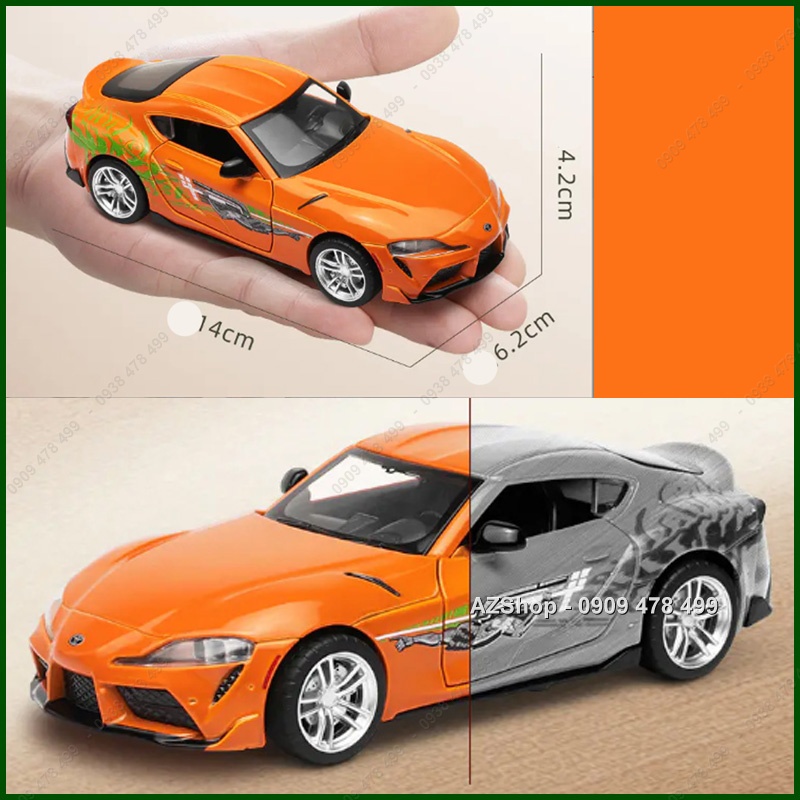 Mô Hình Siêu Xe Toyota Supra Fast Furious - Tỉ Lệ 1:32