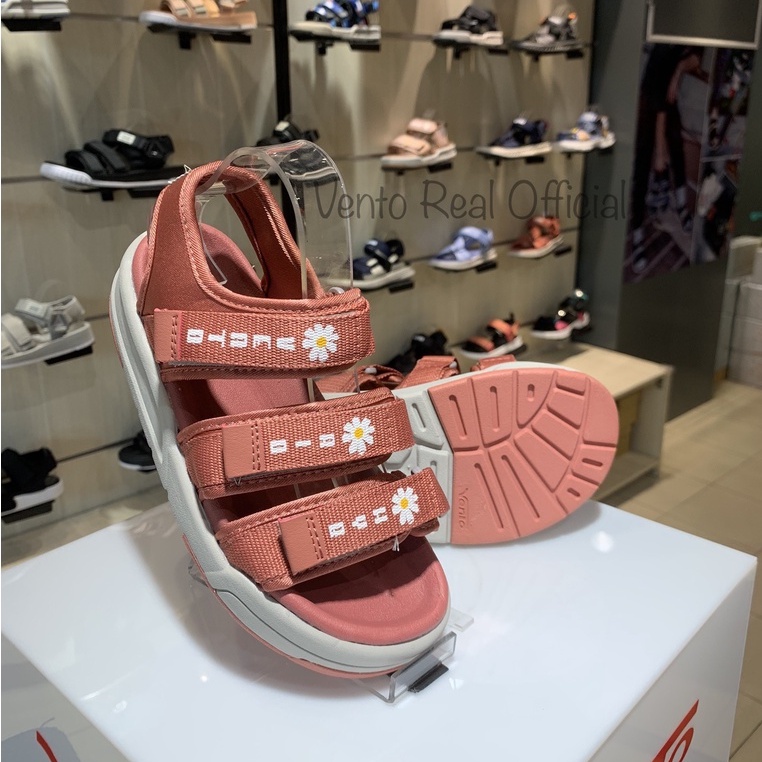 Giày Sandal Nữ Vento Chính Hãng Mã SD10027 Ba Quai Ngang Đế Cao 3.5 Cm