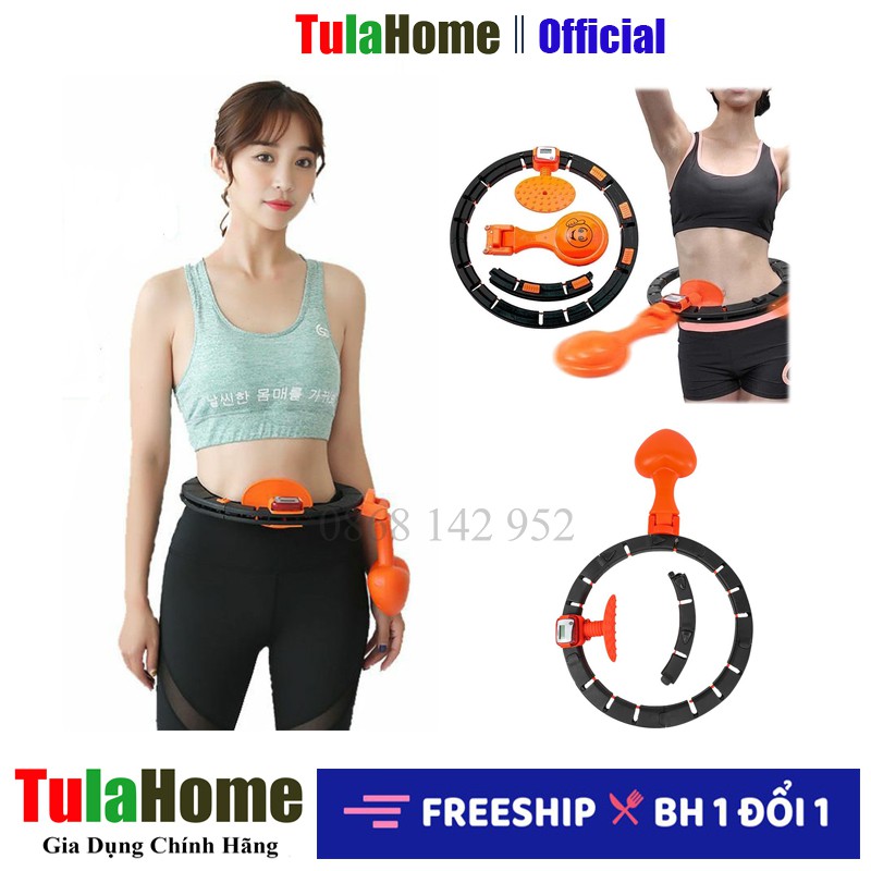 ✅BH 12 THÁNG✅ Vòng lắc eo Hula CHÍNH HÃNG thông minh hiệu quả gấp 3 lần, có đồng hồ đo, vòng đánh mỡ bụng