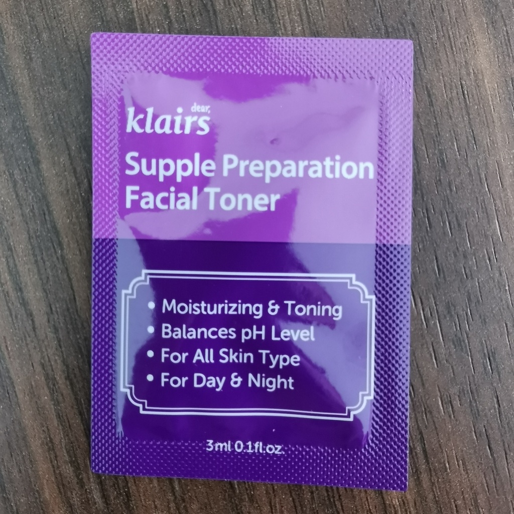 MẪU THỬ 3ml Nước hoa hồng có mùi Klairs Supple Preparation Facial Toner