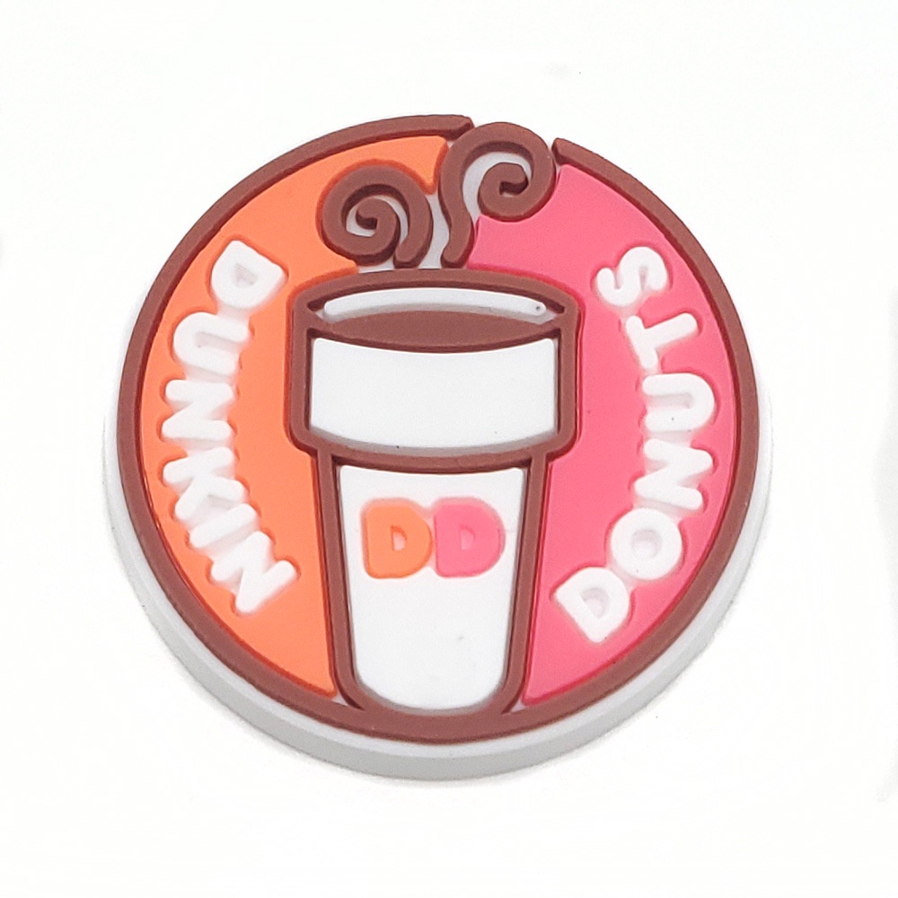 Dễ thương dunkin donut jibbitz trà sữa nguyên bản jibits croc charm coffee food croc jibbits for women shoes phụ kiện giày bùa ghim trang trí
