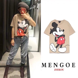 Áo phông nữ hình mickey