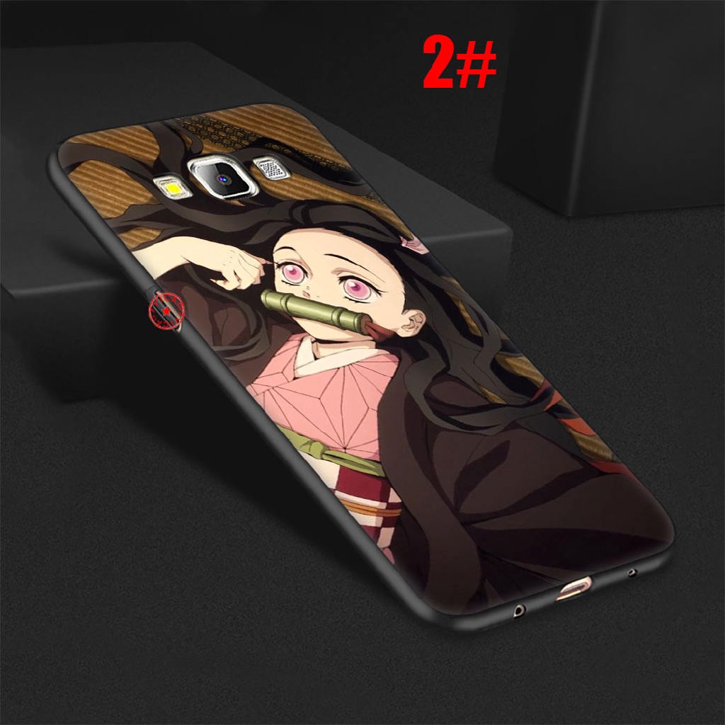 Ốp điện thoại silicone mềm họa tiết Kimetsu No Yaiba cho Samsung Galaxy S6 S7 Edge S8 S9 S10 Plus S10E AC100