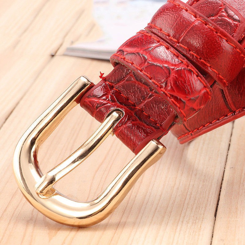CARTIER Thắt Lưng Da Cá Sấu Bản Nhỏ Thời Trang Cho Nữ