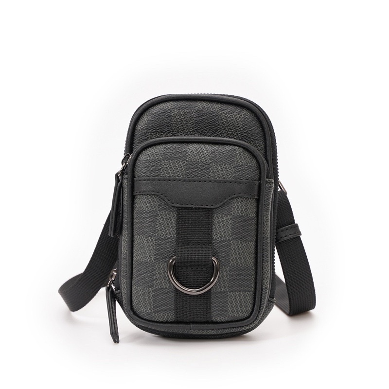 TÚI ĐEO CHÉO MINI CARO DA PU CAO CẤP L4081