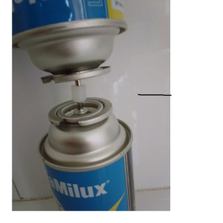 Đầu nối sang chiết gas từ bình gas du lịch thông thường sang bình mini