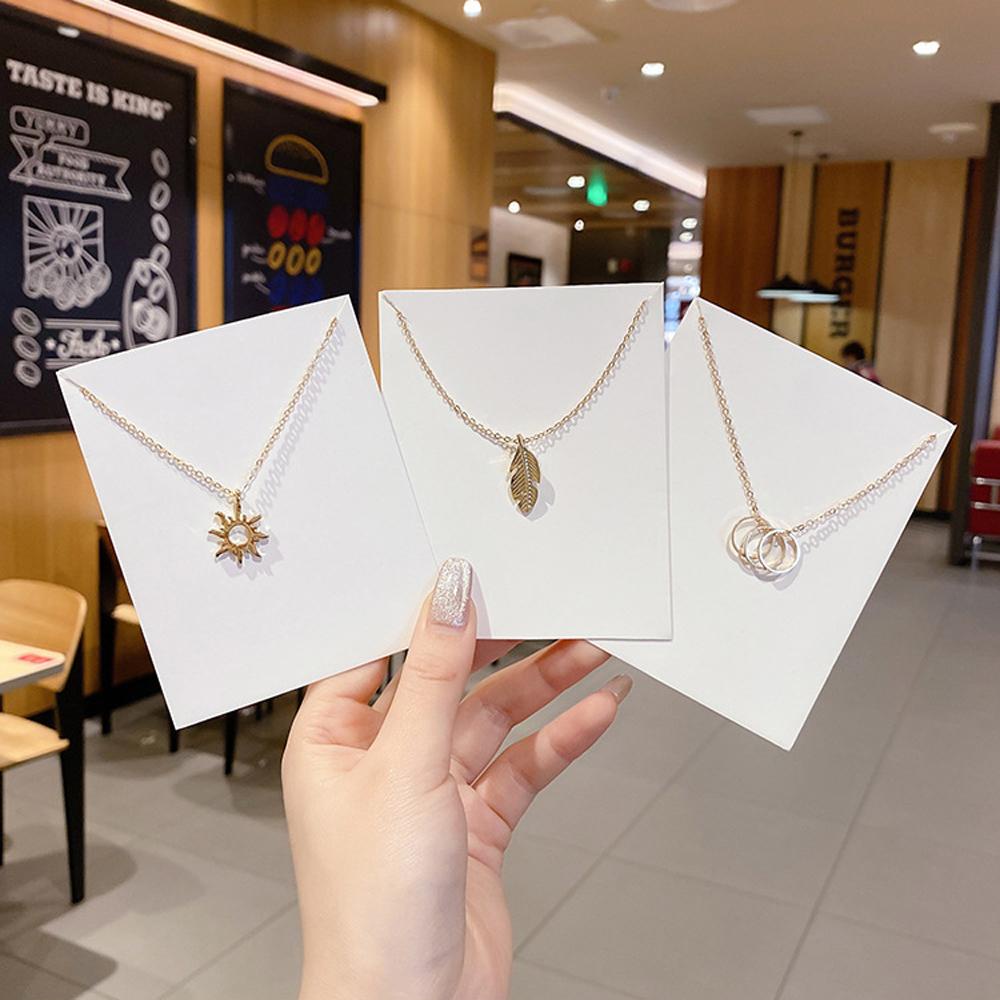Vòng Cổ Choker Hình Chiếc Lá Dễ Thương MIHAN1|Dây Chuyền Ngắn Mạ Vàng
