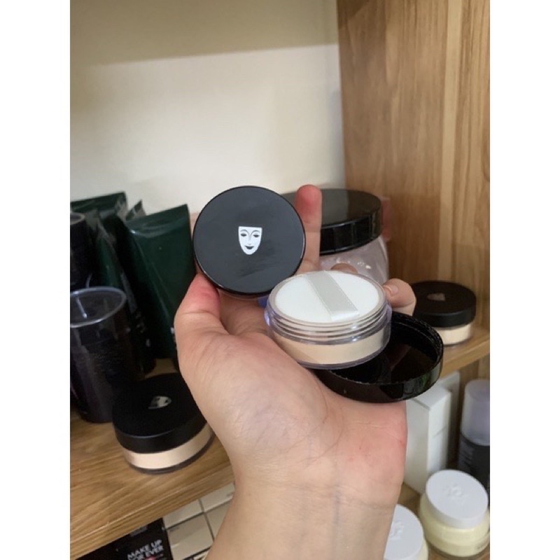 Phấn bột Kryolan phủ bột khoáng mịn da trong suốt bền màu