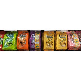 KẸO DẺO SOUR+ HƯƠNG TÁO XANH, NHO, DÂU, XOÀI, CAM - MALAYSIA CHÍNH HÃNG