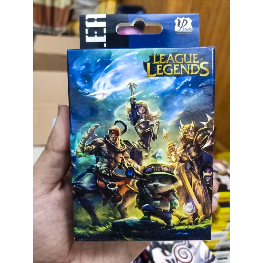 Bộ bài Tây League of Legends LOL liên minh huyền thoại , bộ Tú 54 lá in hình anime manga dễ thương siêu độ