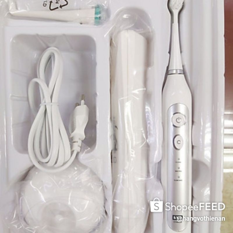 Waterjet Sonic - Bàn chải điện sóng âm Toothbrush - đánh bay mảng bám gấp 10 lần -(Chính hãng USA) - Bảo hành 1 năm