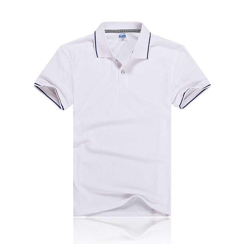 IELGY Quick-drying Printed T-shirts Casual Polo Workwear Comfortable Versatile Men's Workwear Lapel