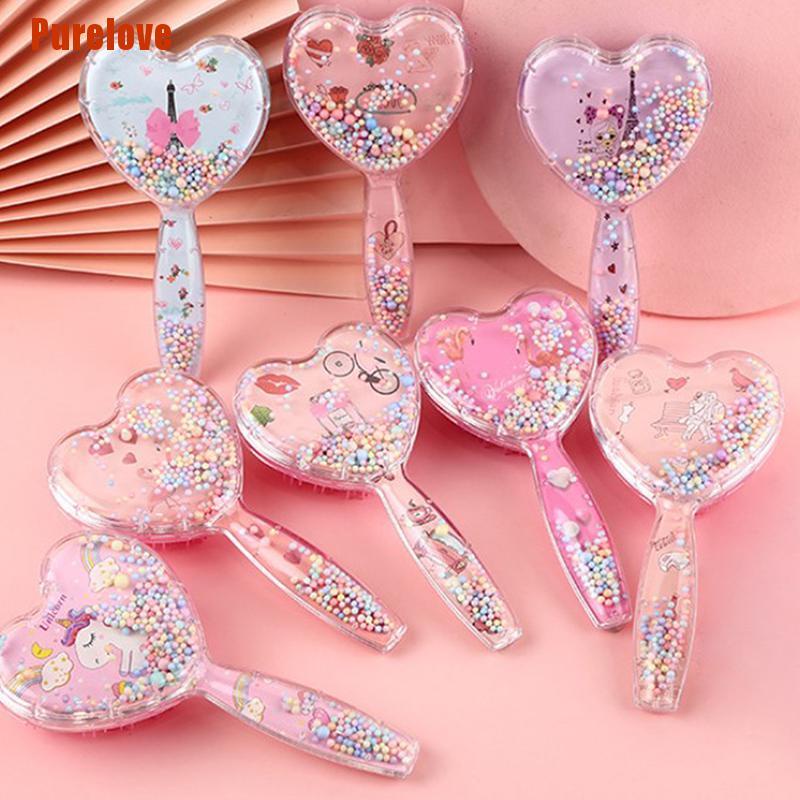 1 Kẹp Tóc Trái Tim Trong Suốt