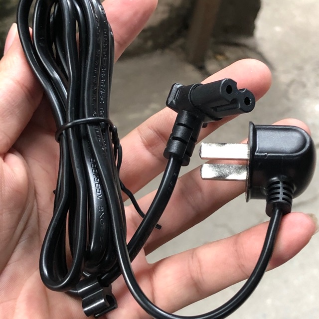 Dây nguồn TV chân số 8 vuông góc xịn cho tivi sony-samsung-lg