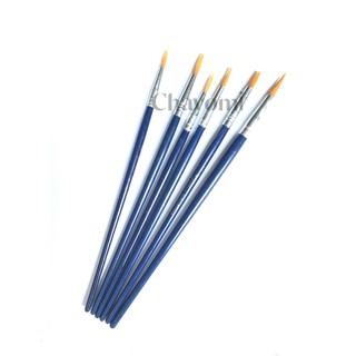 Bộ Cọ Vẽ Đầu Nhọn Nét Nhỏ (6 Cây/Bộ)