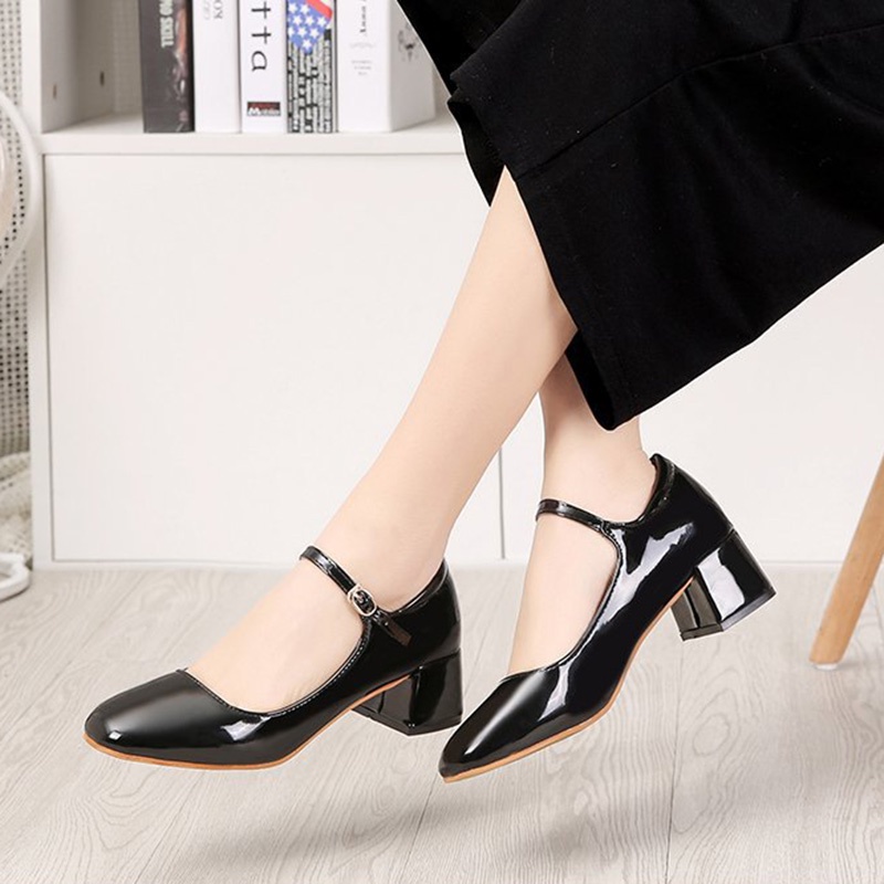 Giày cao gót IELGY mũi nhọn miệng nông đế dày kiểu dáng đơn giản thời trang cho nữ