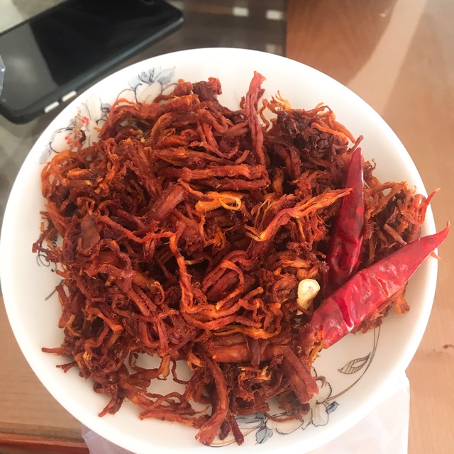 Khô heo cháy tỏi - 500gr