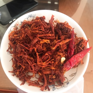 Khô heo cháy tỏi - 500gr