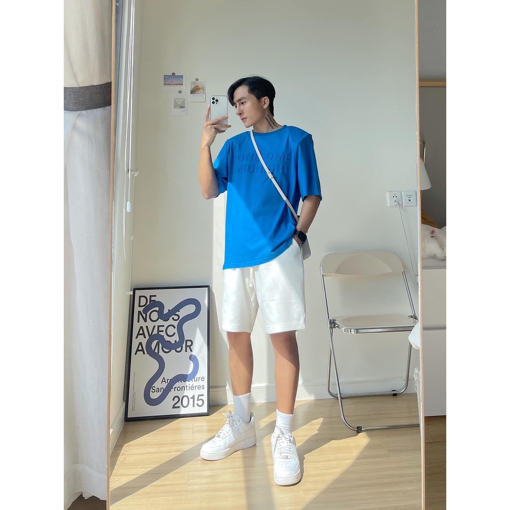 Áo Thun In Chữ Nổi HN39 CHUOTCONG OFFICIAL