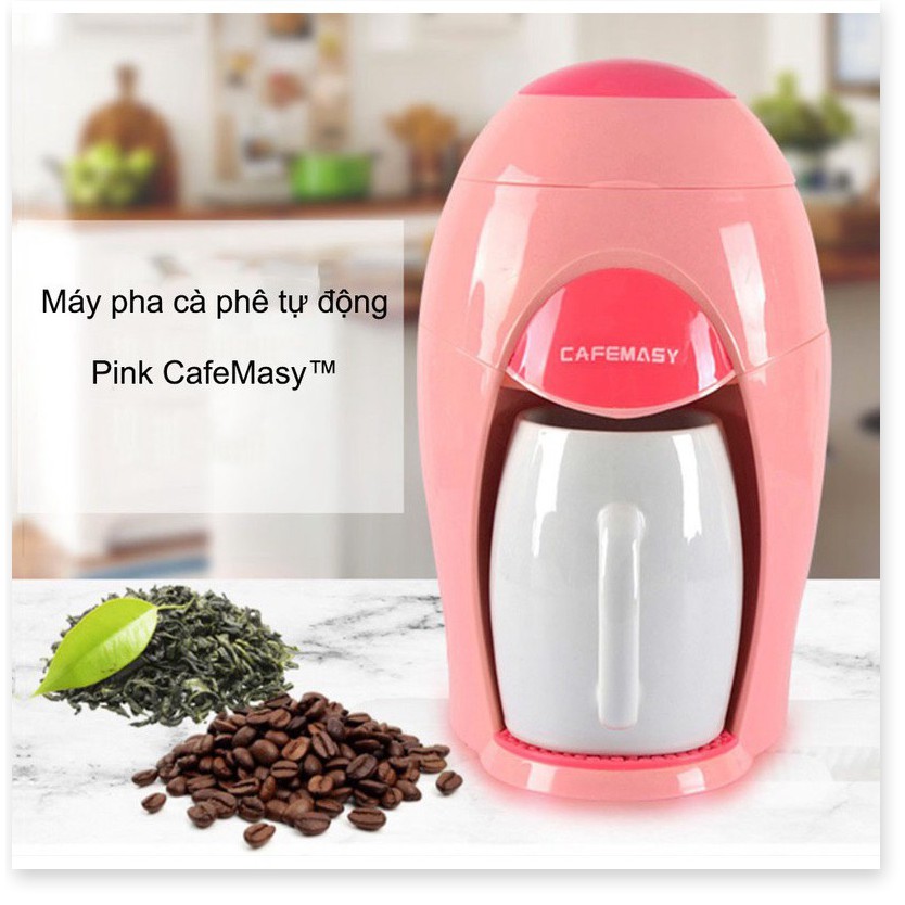 Máy pha cà phê tự động 1 ly Pink CafeMasy™️ - Hamilton Place