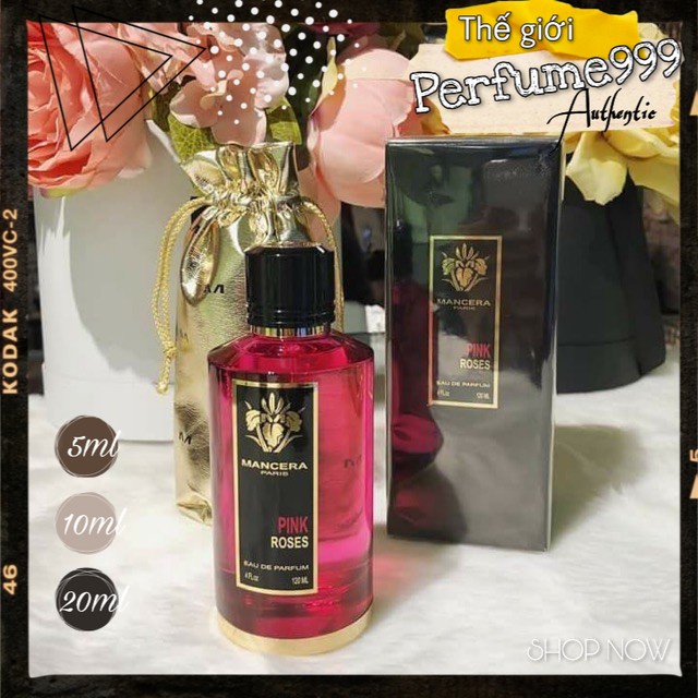 Nước hoa dùng thử Mancera Pink Roses 5ml/10ml/20ml _minzy