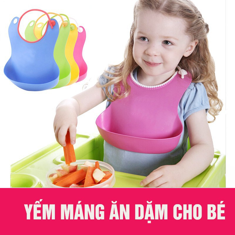 Yếm Máng Ăn Dặm Cho Bé