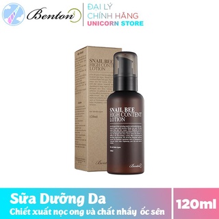 Sữa dưỡng da Benton Snail Bee High Content Lotion 120ml