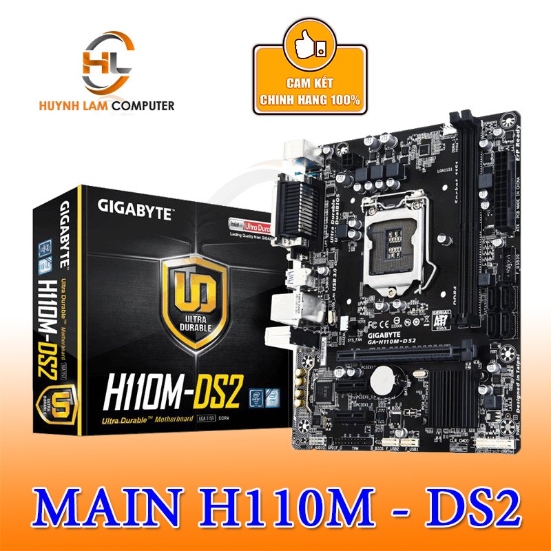 Main GIGABYTE H110M-DS2 Chính hãng Viễn Sơn phân phối