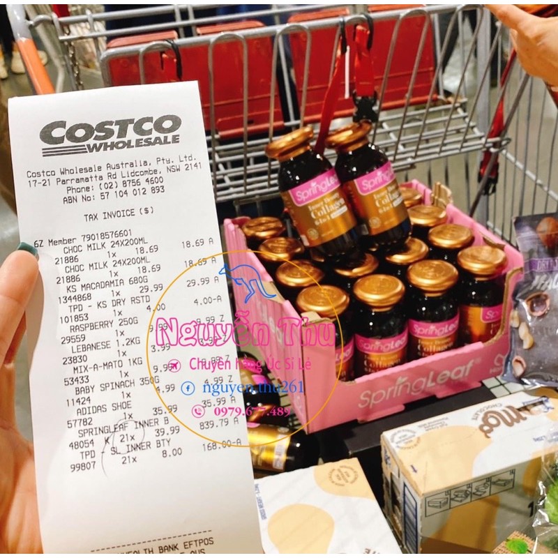 Collagen Springleaf 6 in 1 - 90 viên, 180 viên Úc - Viên Spring leaf inner beauty colagen 6-IN-1 advance