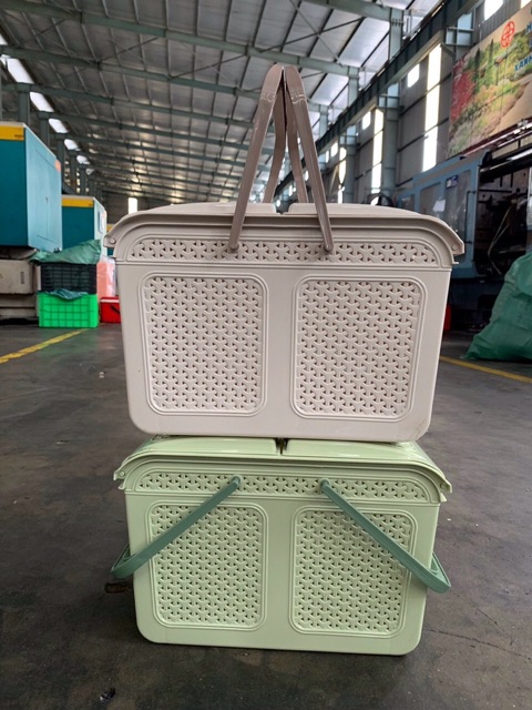 Làn Nắp Đựng Đồ Sơ Sinh Cho Mẹ Và Bé Yêu - Giỏ Nắp Đựng Đồ Sơ Sinh Mẫu Mới Nhất Nhựa Việt Nhật to và bé