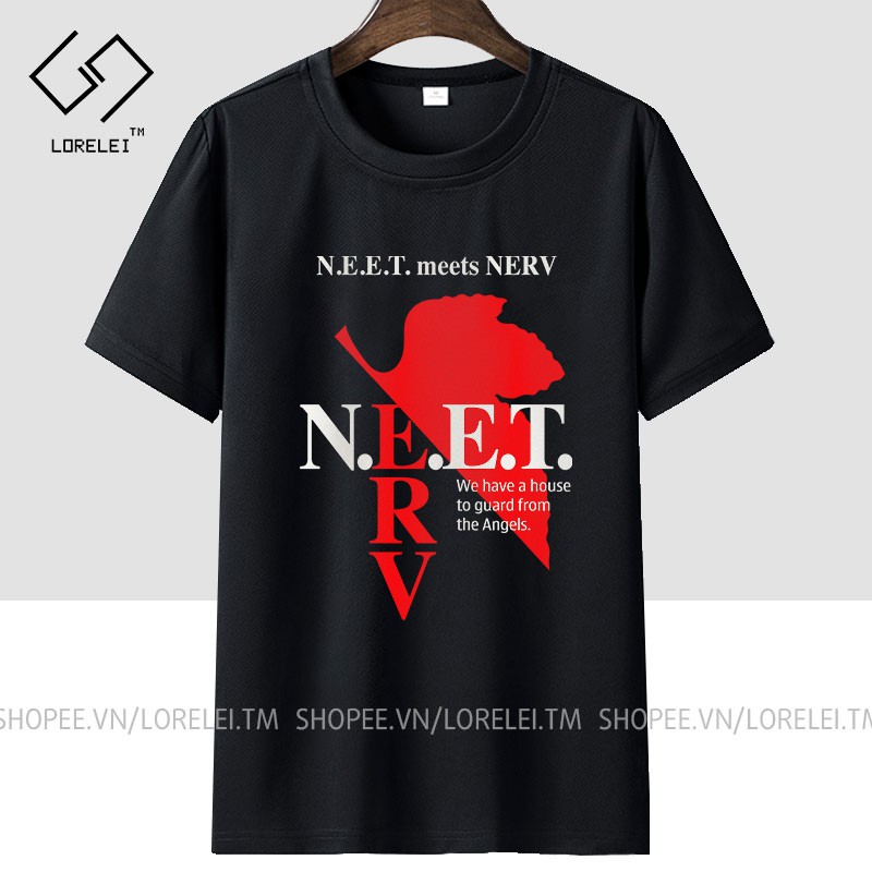 Áo thun Neon Genesis Evangelion NERV Collections (Black) ngắn tay