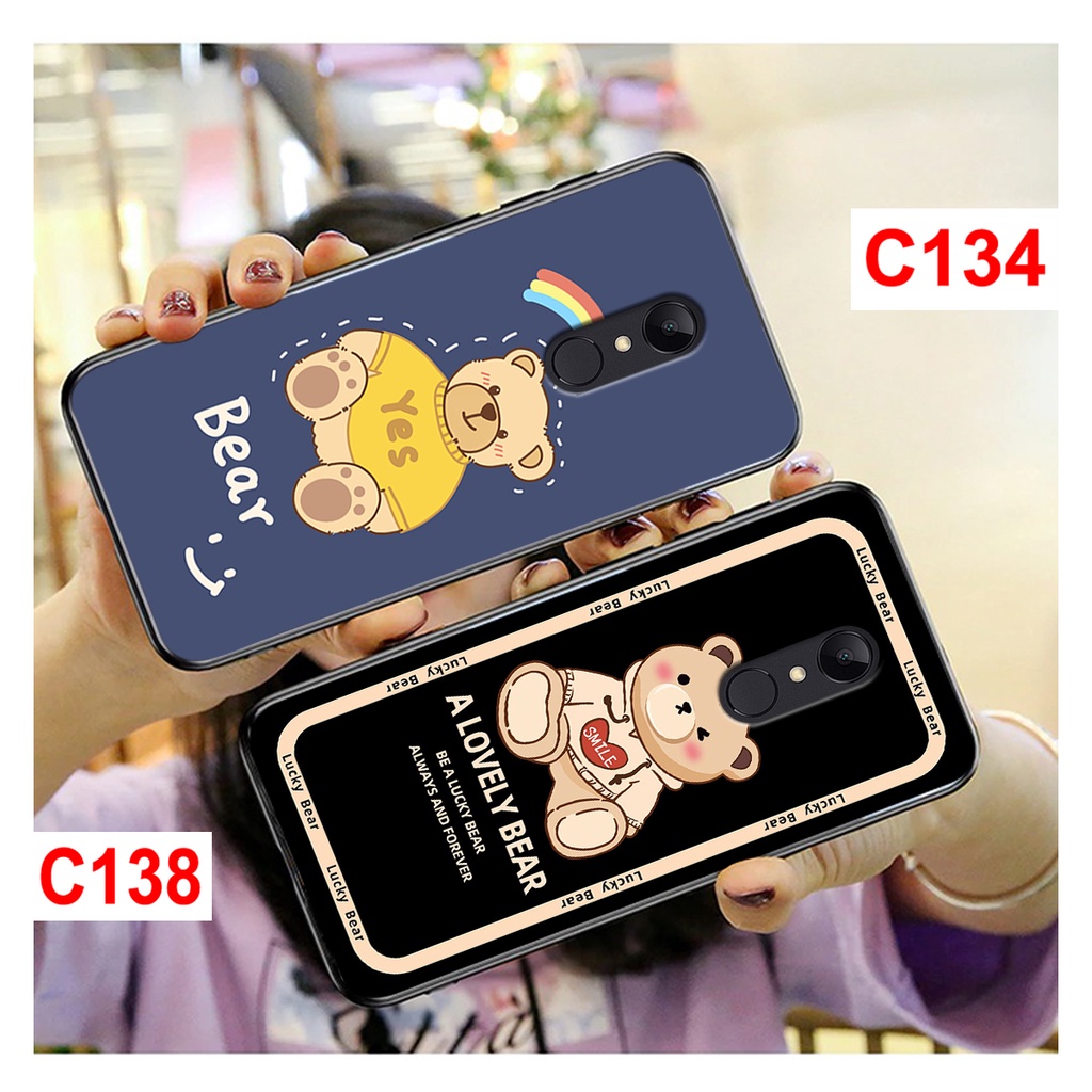 Ốp Redmi Note 4 - Redmi 5 Plus in hình gấu bear cute, thời trang dễ thương . ốp lưng xiaomi redmi rẻ bền đẹp.