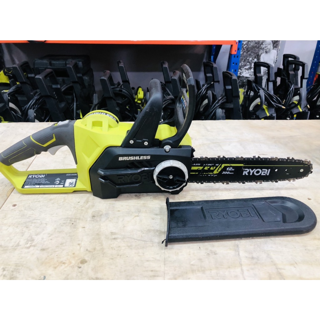 THÂN Máy cưa xích không chổi than ryobi 18v ocs1830bl -  95% - BH 3 THÁNG