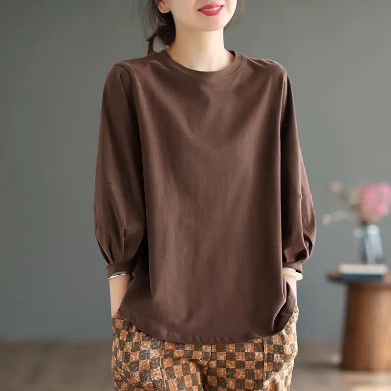 Áo thun nữ NRVP dài tay dáng rộng thời trang oversized