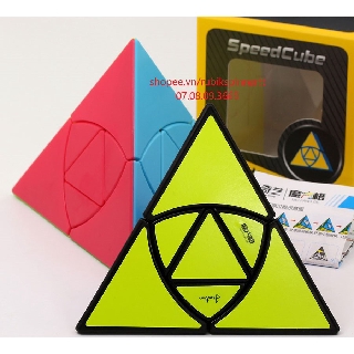 [Hàng Chính Hãng] Rubik QiYi Doumo Pyraminx Rubik Biến Thể 4 Mặt
