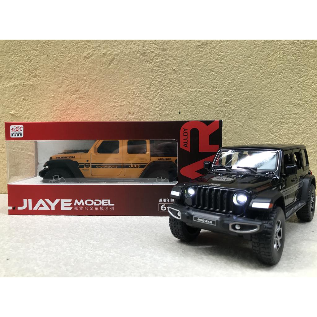 Xe mô hình JEEP RUBICON Wrangler 4X4 - 1:24