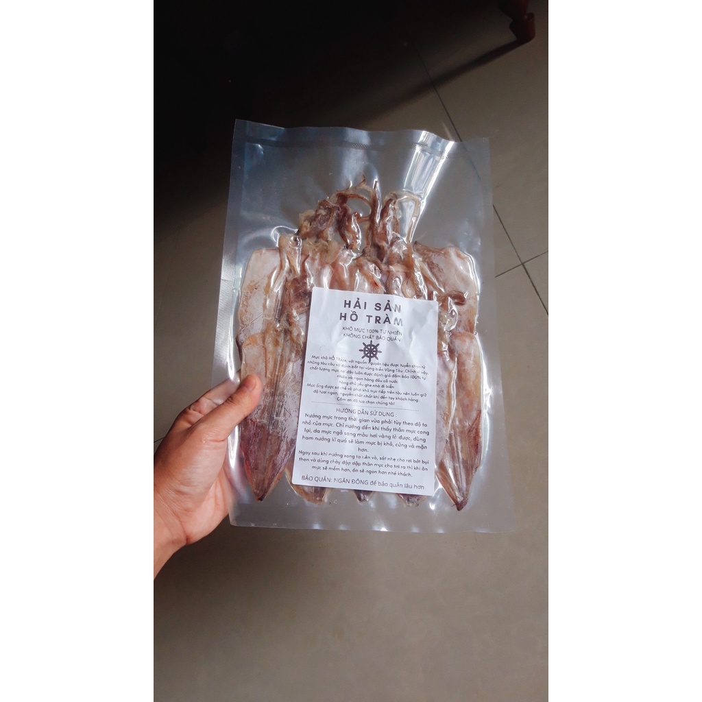 1Con Khô Mực size 80-90con/kg  mực khô Hải Sản Hồ Tràm loại 1