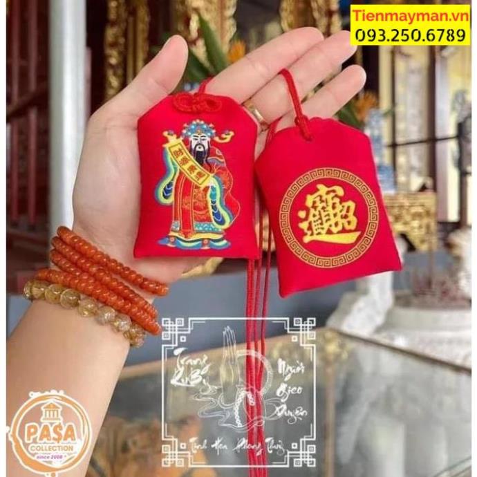 [Siêu Sale] Túi Thần Tài May Mắn,  Chiêu Tài Đón Lộc 2022( Túi Tài Lộc) [Đã Khai Quang]