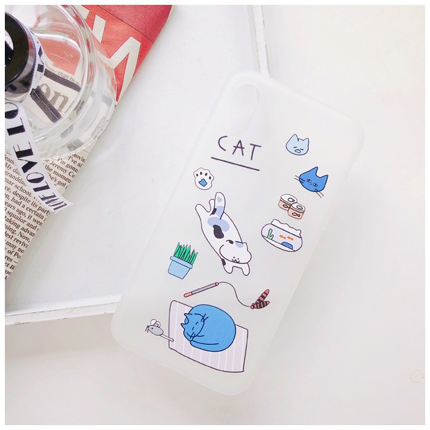 Ốp lưng iphone Mèo béo TPU trơn dẻo mềm 5/5s/6/6plus/6s/6splus/7/7plus/8/8plus/x/xr/xs/11/12/pro/max/plus/promax | BigBuy360 - bigbuy360.vn