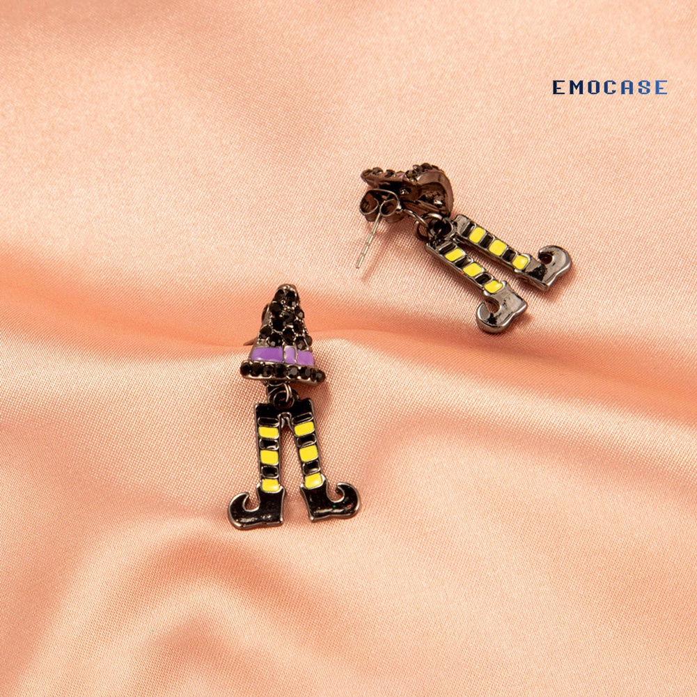 Bông Tai Hình Đầu Lâu Nhện Phong Cách Gothic Thời Trang Cho Nữ