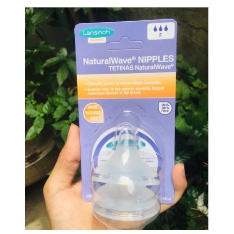 Rẻ vô địch - Núm Ty Thay Thế Bình Sữa Lansinoh S/M/F