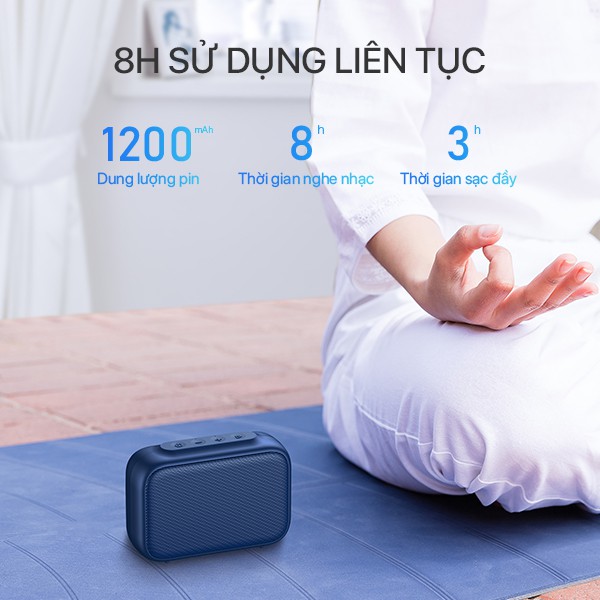 Loa Bluetooth Mini ACOME A1 Công Suất 5W Hỗ Trợ TWS Ghép Đôi 2 Loa Âm Thanh Vòm Âm Bass Hỗ Trợ Thẻ Nhớ SD Và USB