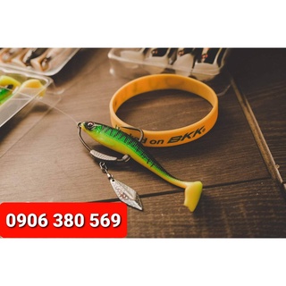 Combo lưỡi thìa titan bkk + body mồi mềm nff