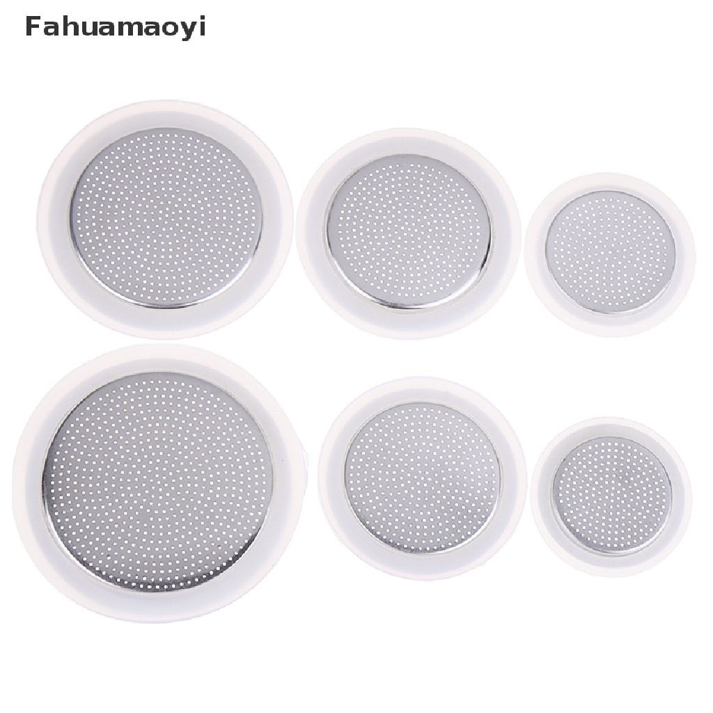 Silicone Gaskets + Aluminum Filter Moka Pot Coffee Bottle Replacement Compatible On Sale