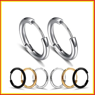 Khuyên tai tròn nam - nữ kiểu dáng kiểu dáng sơn tùng mtp