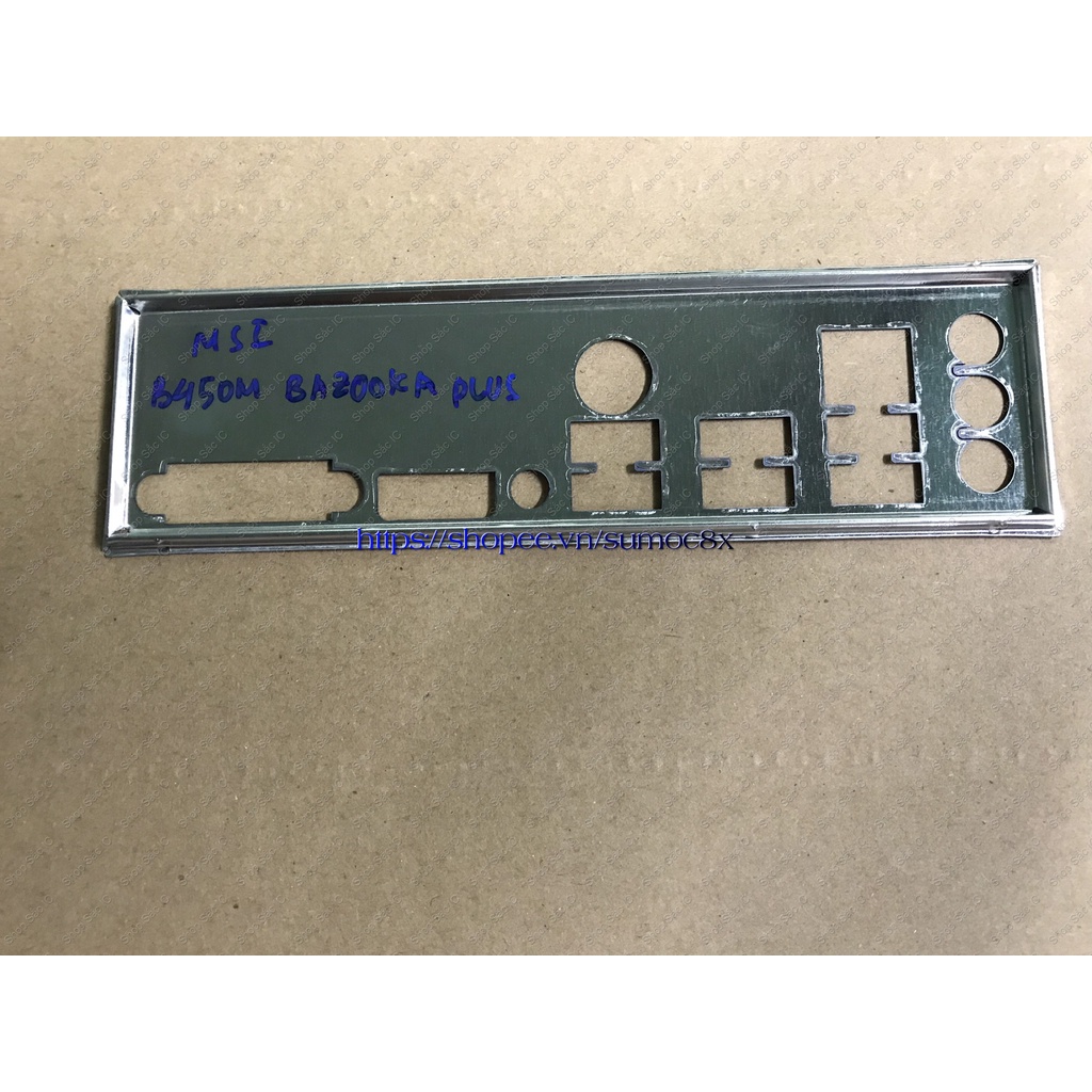 Chặn main MSI B450M BAZOOKA PLUS dùng nắp sau thùng máy