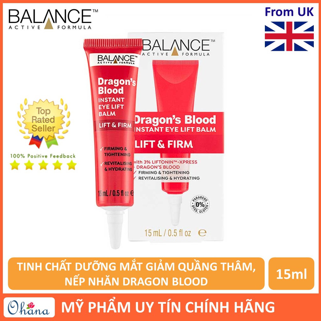 Dầu Dưỡng Giảm Quầng Thâm, Nếp Nhăn Balance Active Formula Dragon's Blood Eye Lift Balm 15ml | BigBuy360 - bigbuy360.vn